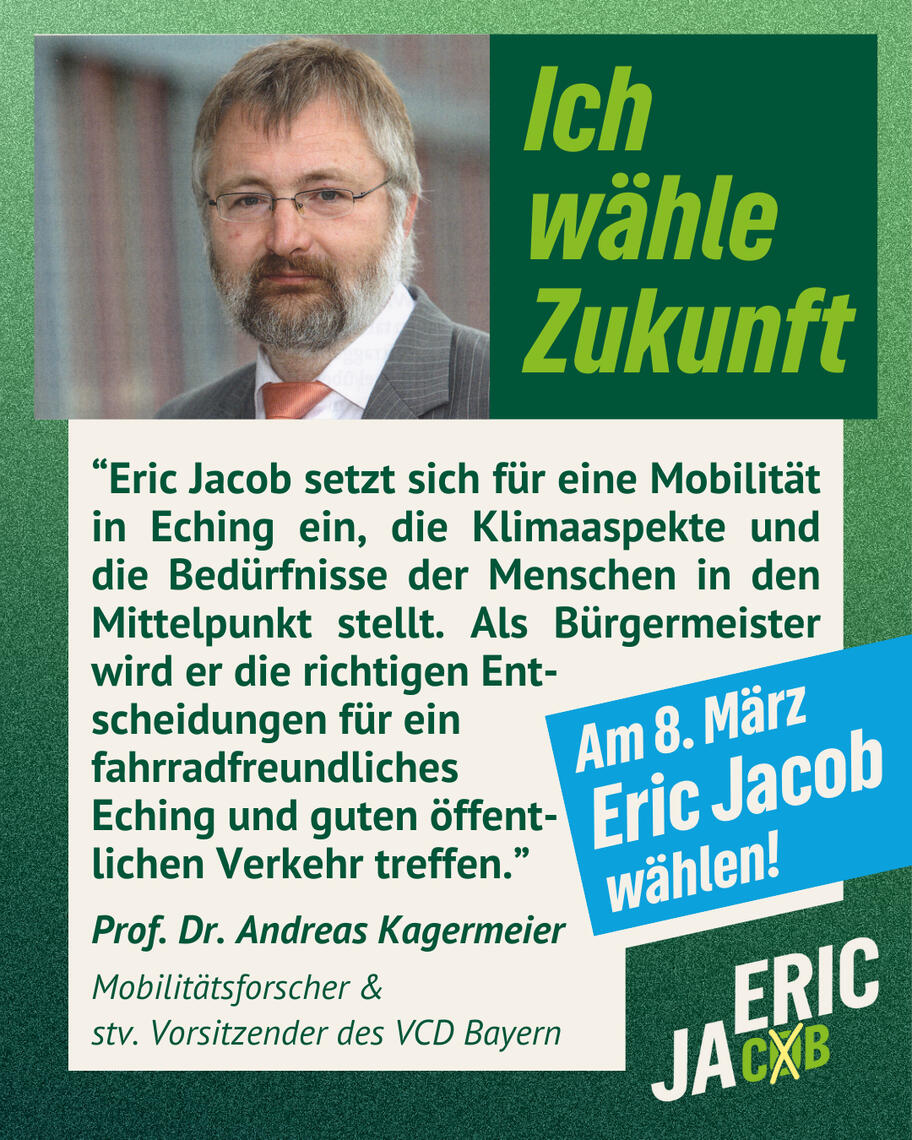 Prof. Dr. Andreas Kagermeier, Mobilitätsforscher & stv. Vorsitzender des VCD Bayern