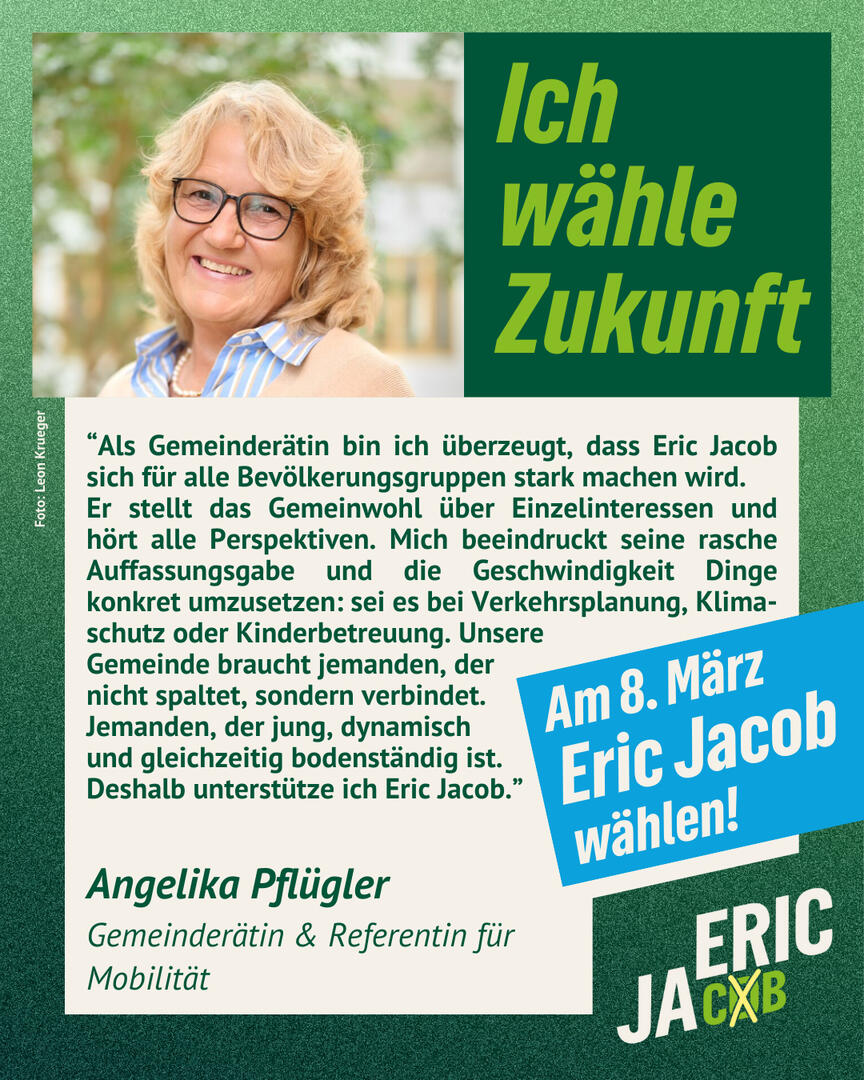 Angelika Pflügler Gemeinderätin & Referentin für Mobilität